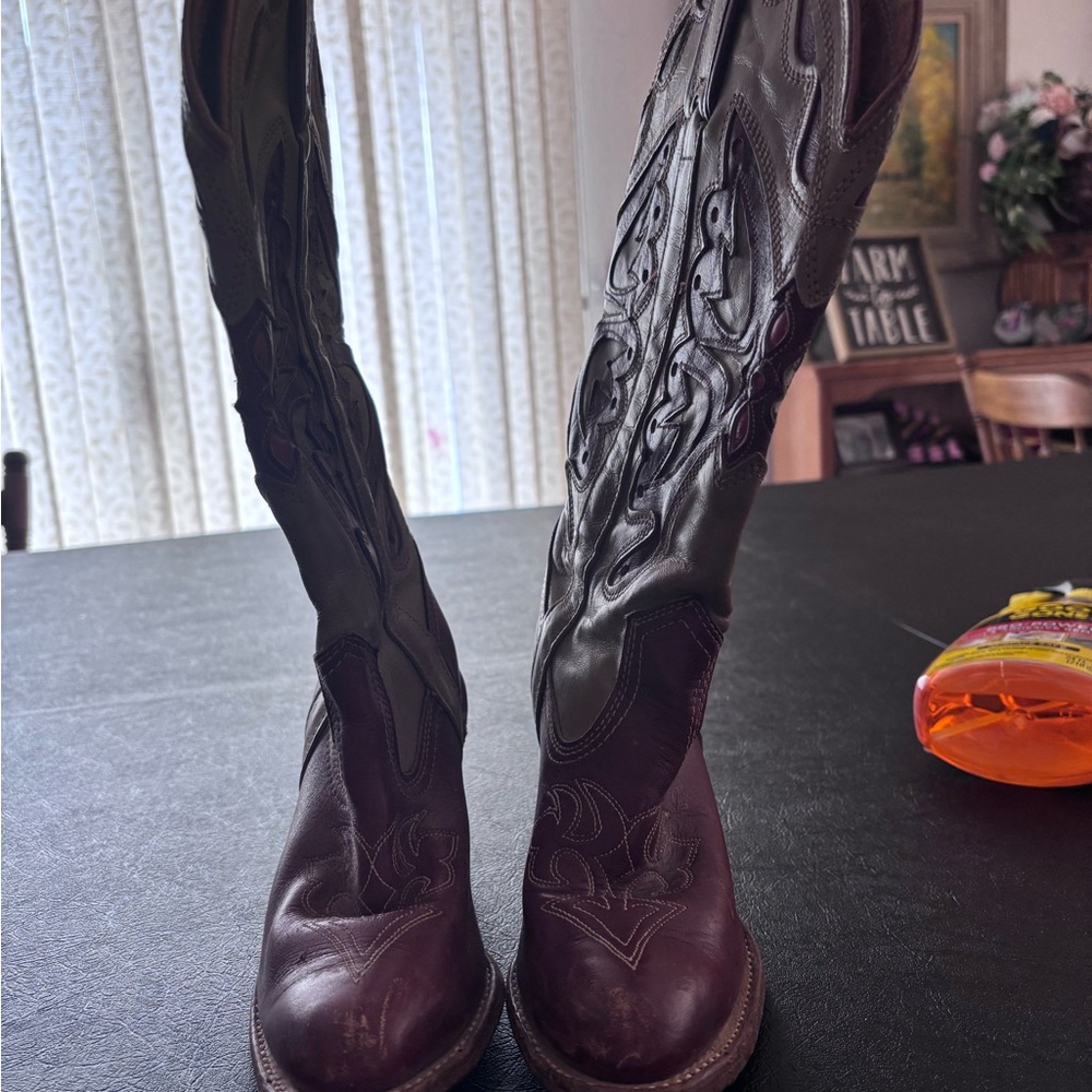 Women's Brown Cowboy Boots